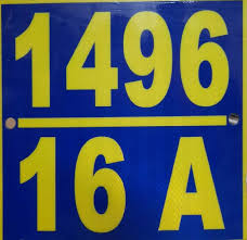 Retro Reflective Number Plates
